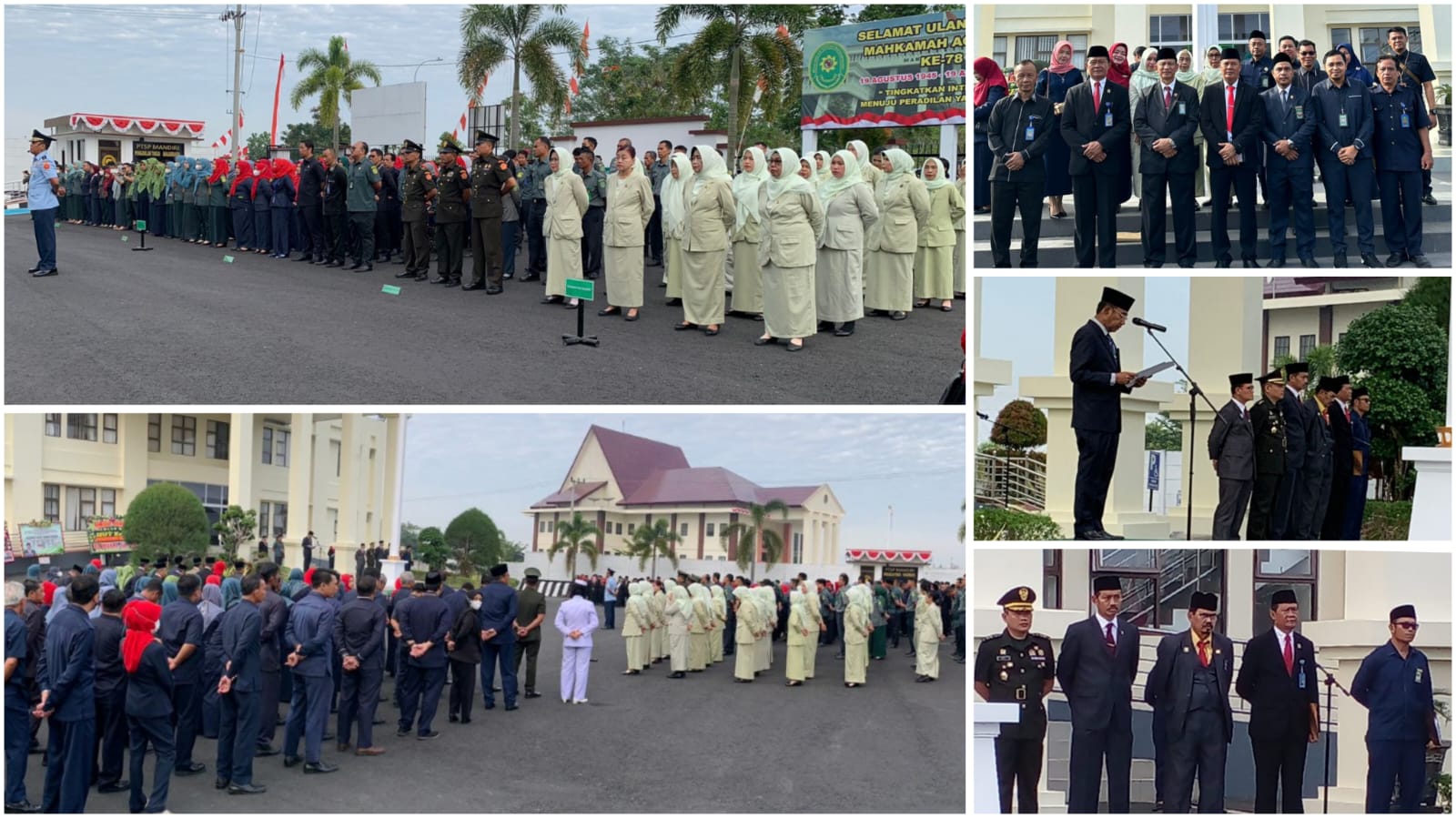 Upacara Memperingati HUT Mahkamah Agung Republik Indonesia ke 78 Tahun 2023